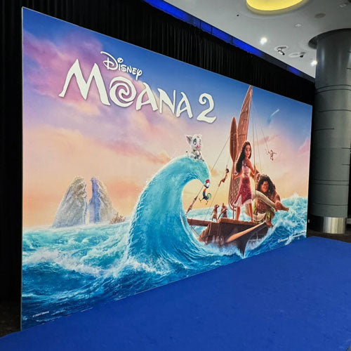 SEG exhibition printed fabric