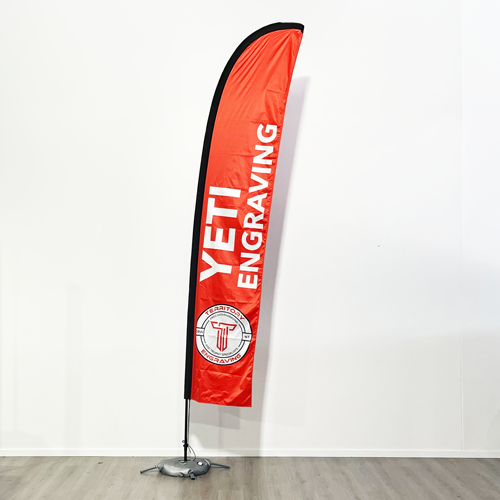 large feather flag Print