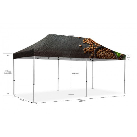 3x6m tent size