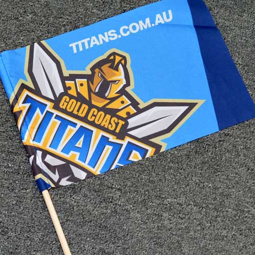 NRL Titans Hand Flag
