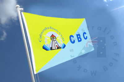 Custom Bowling Club Flags - Printed Club Flags - Australian Made