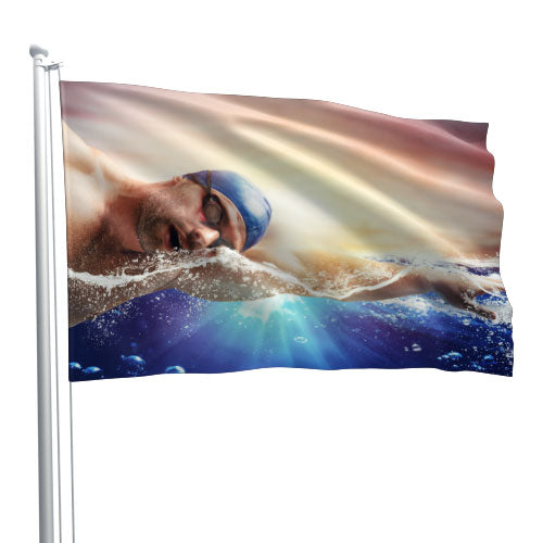 Personalised Swim Club Flags