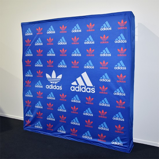 Fabric Popup Media Wall