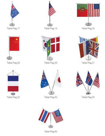 High Quality Table Flags - Australian Flag Makers